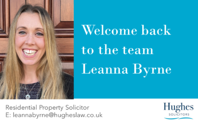 The residential property team welcomes Leanna Byrne back to Heathfield